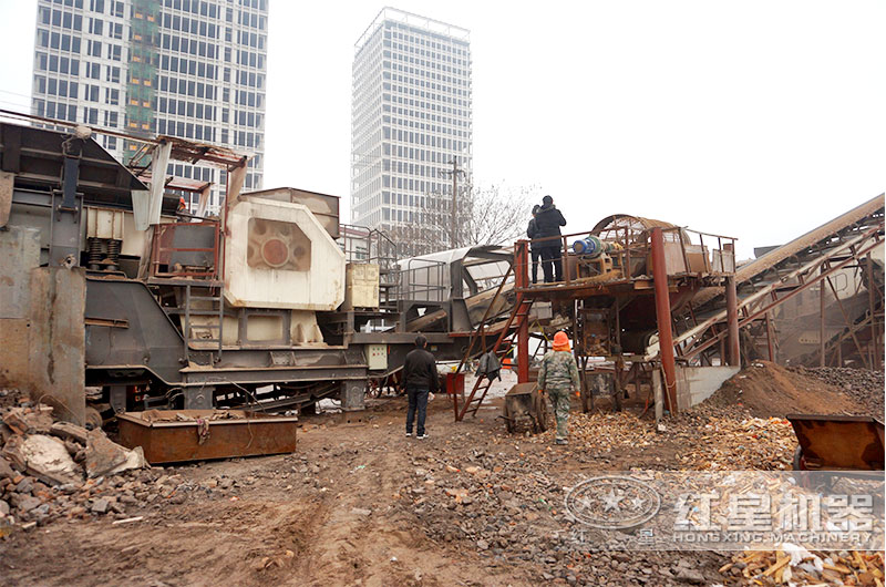 开云登陆入口客户建筑垃圾处理现场
