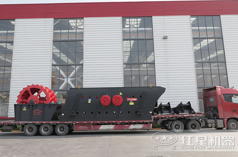 开云登陆入口整套洗沙机设备装车发货中