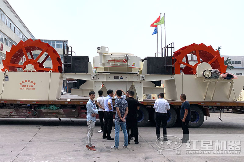 货比三家很重要-客户参观开云登陆入口水轮洗沙机