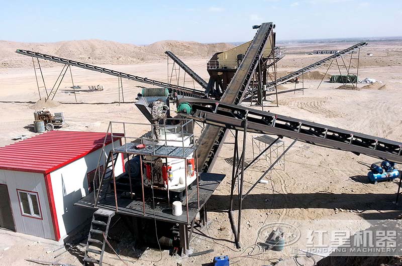 每小时100吨圆锥式破碎机生产现场图 每小时100吨圆锥式破碎机生产现场图