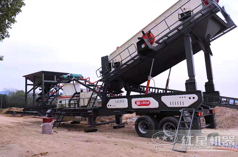 移动制沙机现场应用图片 移动制沙机现场应用图片