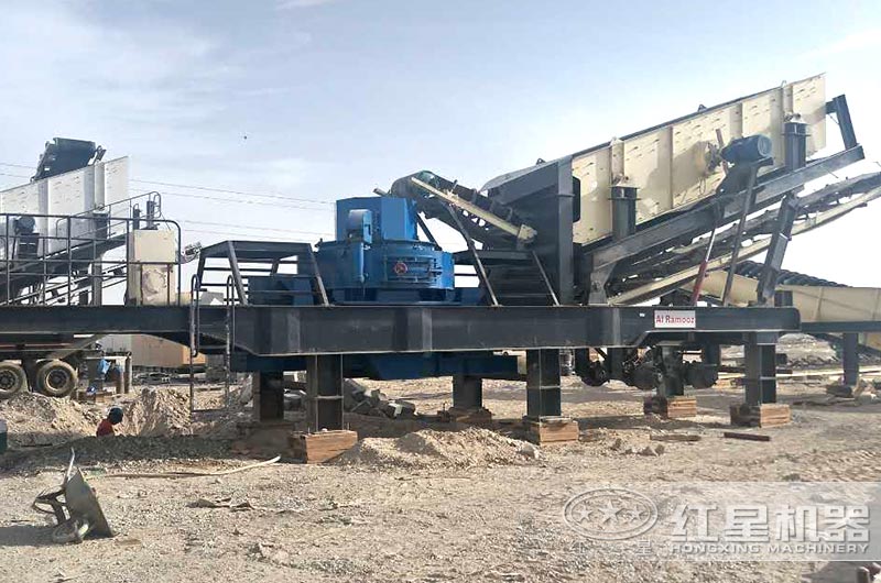 车载流动制砂机投产现场视频 车载流动制砂机投产现场视频